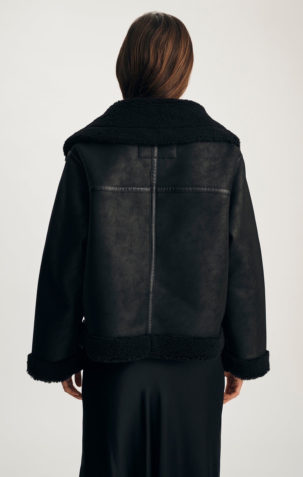 AVIATOR JACKET IN BLACK