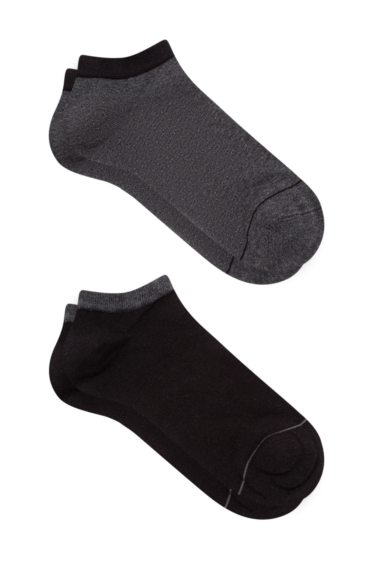 2-PACK ANKLE SOCKS IN ASSORTED COLORS