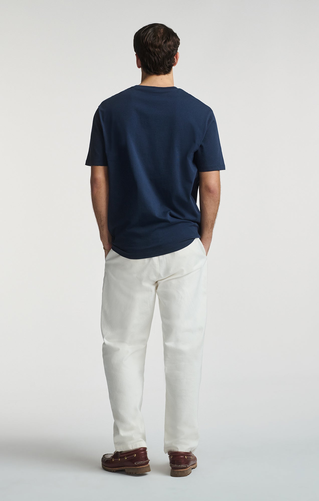 BASIC SHORT SLEEVE T-SHIRT IN BLACK IRIS